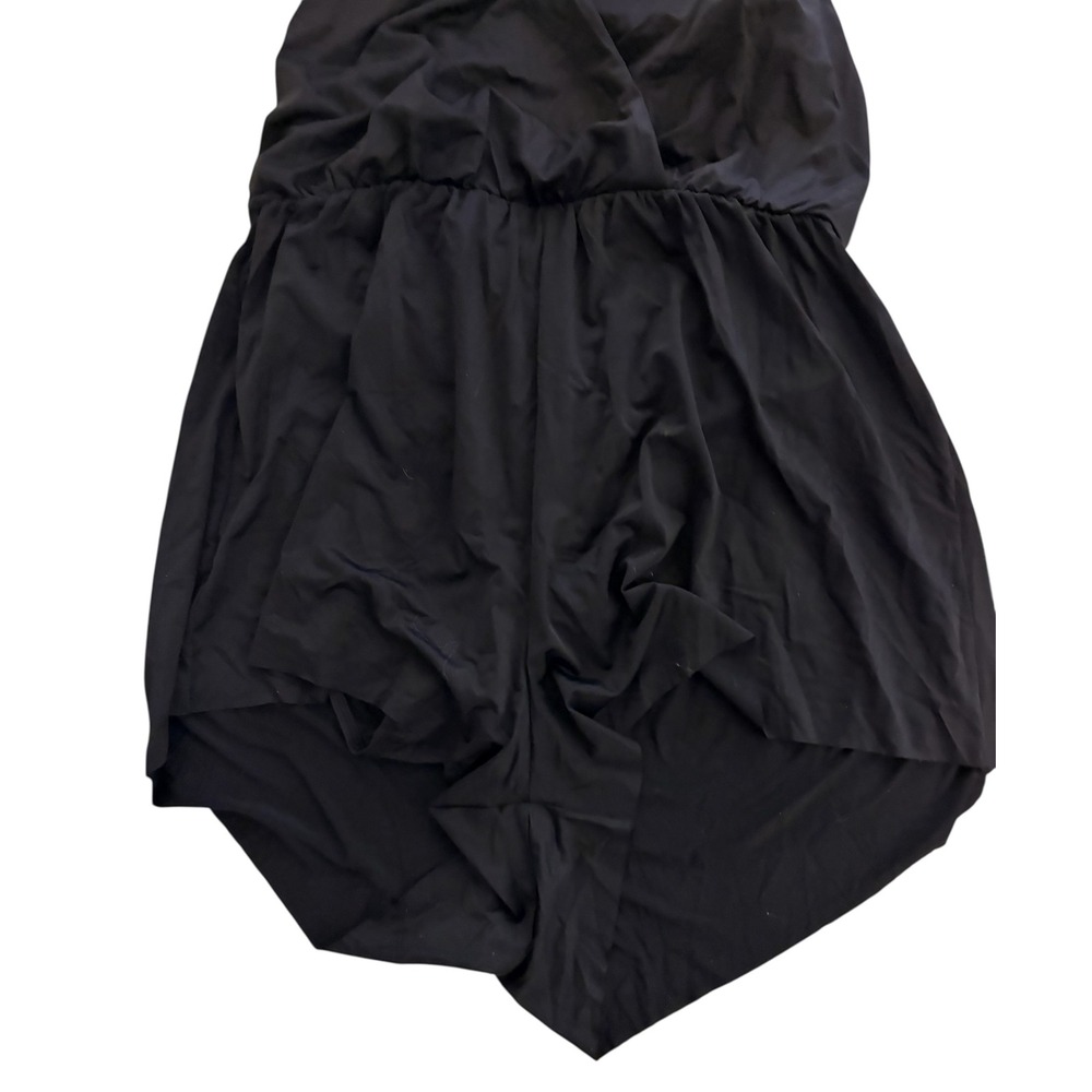 NEW Cupshe Black Halter Medium Swim Dress Skort Swimwear One Piece - Picture 3 of 6